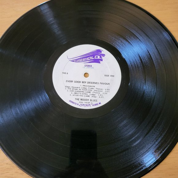 THE MOODY BLUES Every Good Boy Deserves Favour LP 1971 Threshold THS 5 Rock LP5 - Picture 5 of 12